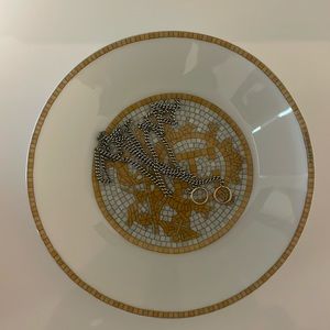 16 inch Marla Aaron fine curb chain with yellow gold 14k loops